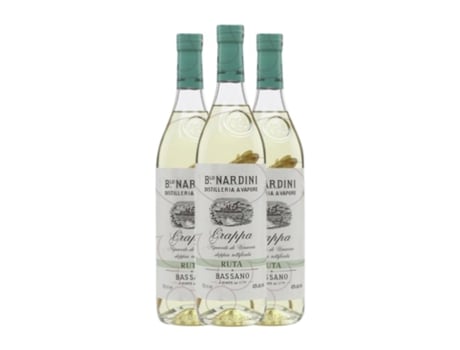 Aguardente Grappa BORTOLO NARDINI Ruta Miniatura Garrafa Miniatura (0.05 L - 3 Unidades)