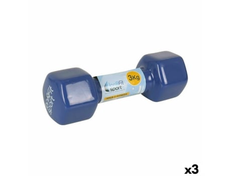 Halteres LONGFIT SPORT LONGFIT SPORT Azul 3 kg