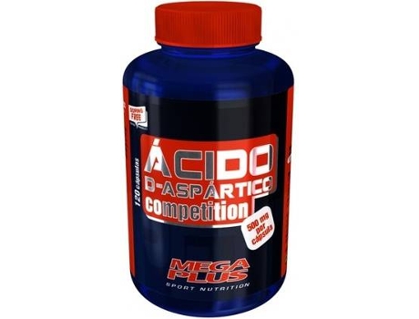 Suplemento Alimentar MEGA PLUS Ácido D-Aspártico Competition (120 comprimidos de 500mg)