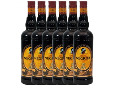 Licor Creme Bardinet Negrita Crema 70 cl (Caixa de 6 unidades)