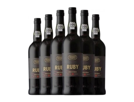 Vinho fortificado BORGES Ruby Porto (0.75 L - 6 Unidades)