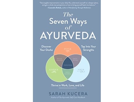 Livro The Seven Ways of Ayurveda de Sarah Kucera (Inglês - Capa Dura)