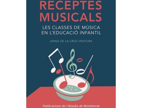 Livro Receptes Musicals de Anna De La Cruz (Catalão)