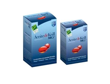 Pacote X Óleo De Krill NKO 500 mg 100% Natural 200 Cápsulas 100 NATURAL