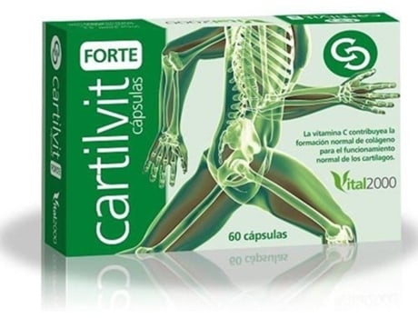 Suplemento Alimentar VITAL 2000 Cartilvit Forte 60 Cápsulas