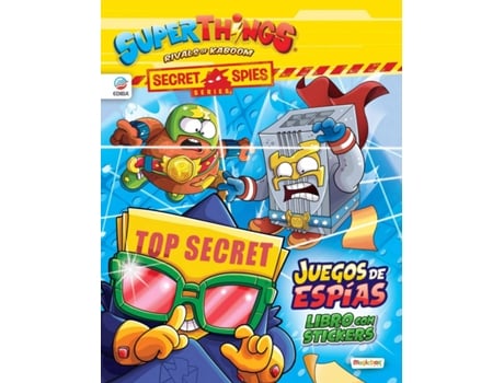 Livro Libro De Stickers Superzings Secret Spies Series - España de  Sl (Espanhol)