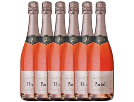 Espumante SARRAL Sarral Portell Rosat Trepat Brut Cava Joven (0.75 L - 6 unidades)