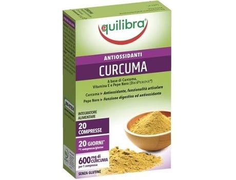 Suplemento Alimentar EQUILIBRA Açafrão (20 comprimidos)