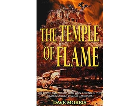 Livro The Temple of Flame Golden Dragon Gamebooks de Dave Morris (Inglês)