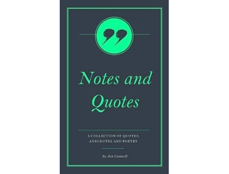 Livro Notes amp Quotes de Jon Connell (Inglês)