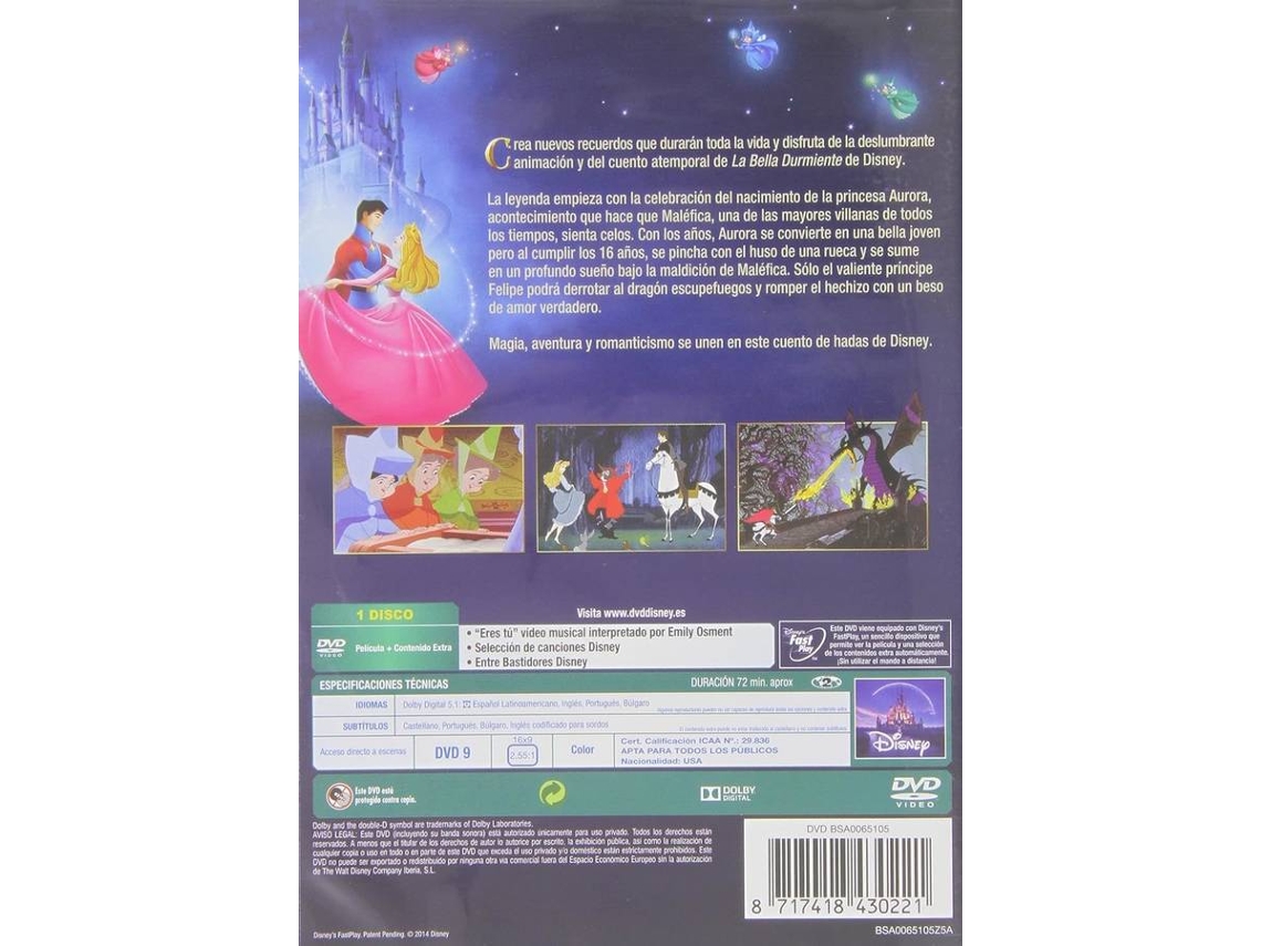 DVD La Bella Durmiente (Disney - Edição em Espanhol) | Worten.pt