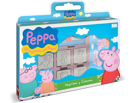 Kit de Carimbos para Crianças  Peppa Pig