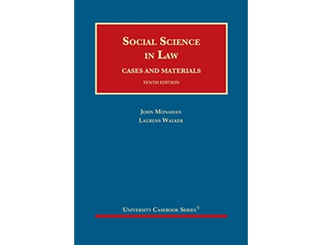 Livro Social Science in Law de John Monahan e W Walker (Inglês - Capa Dura)