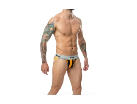 Tanga MOB EROTICWEAR Preto Laranja XL