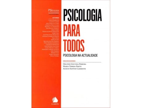 Livro Psicologia Para Todos de Orlindo Gouveia Pereira (Portugués)