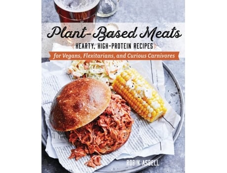 Livro plant-based meats de robin asbell (inglês)