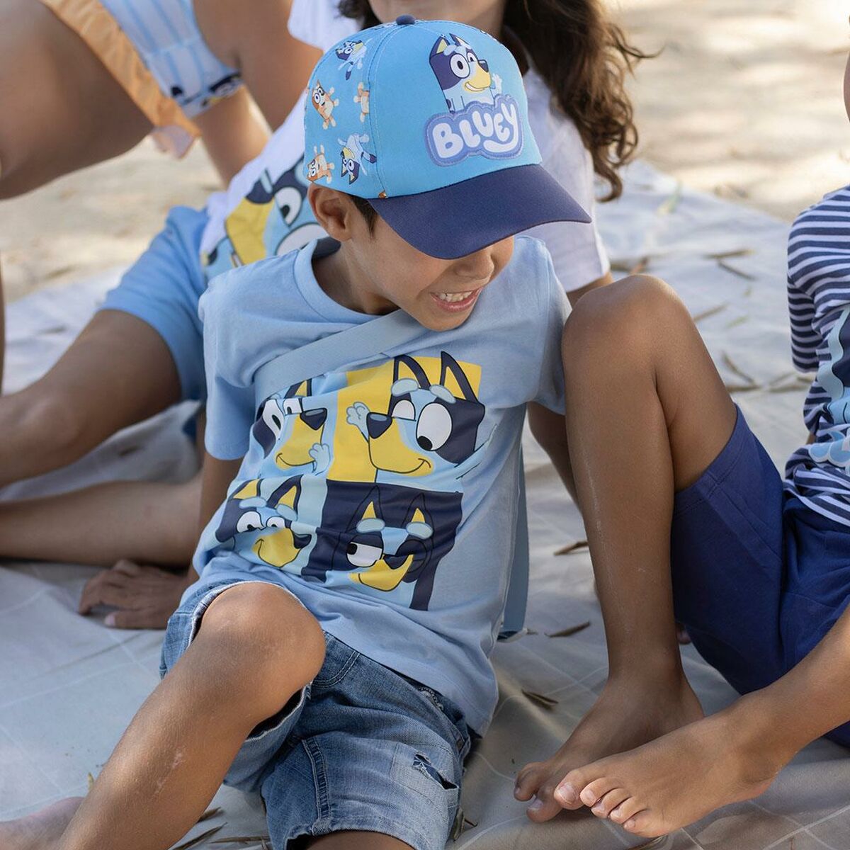 Camisola de Criança BLUEY Algodão Azul (2 anos)