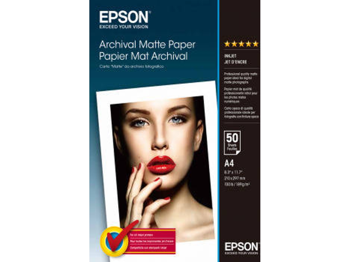 Papel Epson Matte Paper A4 Wortenpt 1274