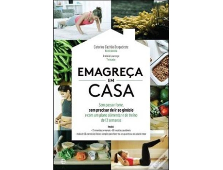 Livro Emagreça Em Casa de Catarina Cachão Bragadest