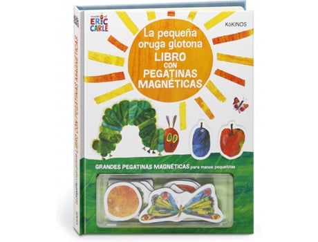 Livro La Pequeña Oruga Glotona Con Pegatinas Magnéticas de Eric Carle (Espanhol)