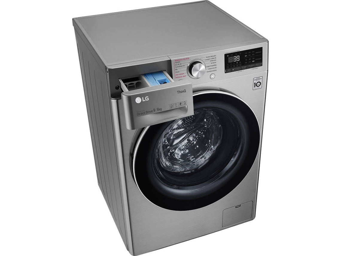 Máquina de Lavar e Secar Roupa LG F4DV7009S1W (6/9 kg - 1400 rpm