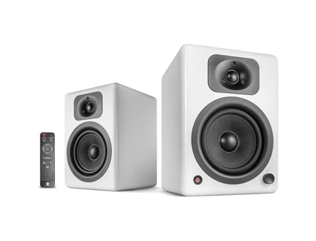 WAVEMASTER Two Neo Soft White Kit de Alto-Falantes de Estante 2.0 60 W Streaming Bluetooth Conexões Digitais e Analógicas Bl