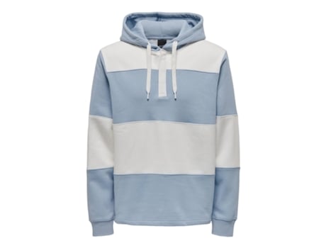 Sweatshirt de Homem 5715427361454 Algodão Azul (S)