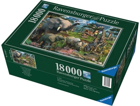 Puzzle RAVENSBURGER Animais da Selva (18000 Peças)