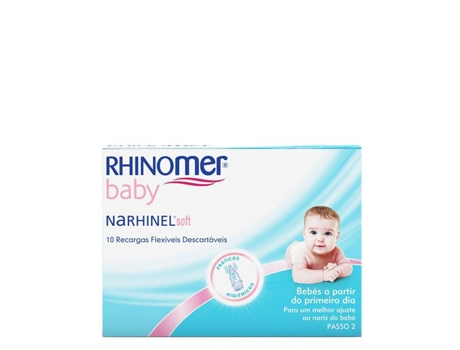 Rhinomer Baby Narhinel Soft Recargas Aspirador Nasal 10un.