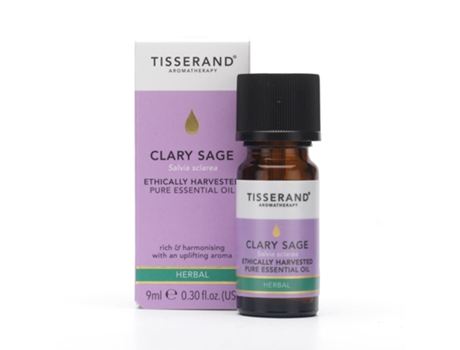 Tisserand Clary Sage Ethically Harvested Pure Essential Oil 9ml