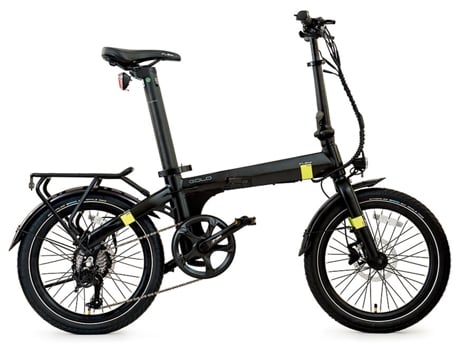 Bicicleta urbana FLEBI Eolo Black lime | autonomia 70km - bateria 10.4Ah