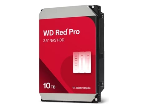 Disco Rígido Interno Western Digital Red Pro Wd103kfbx 10 Tb 7200 Rpm 512 Mb 3.5 Serial Ata III