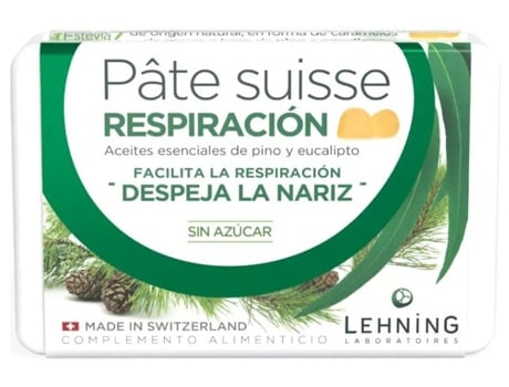 Pate Suisse Respiracion 40 Gominolas LEHNING