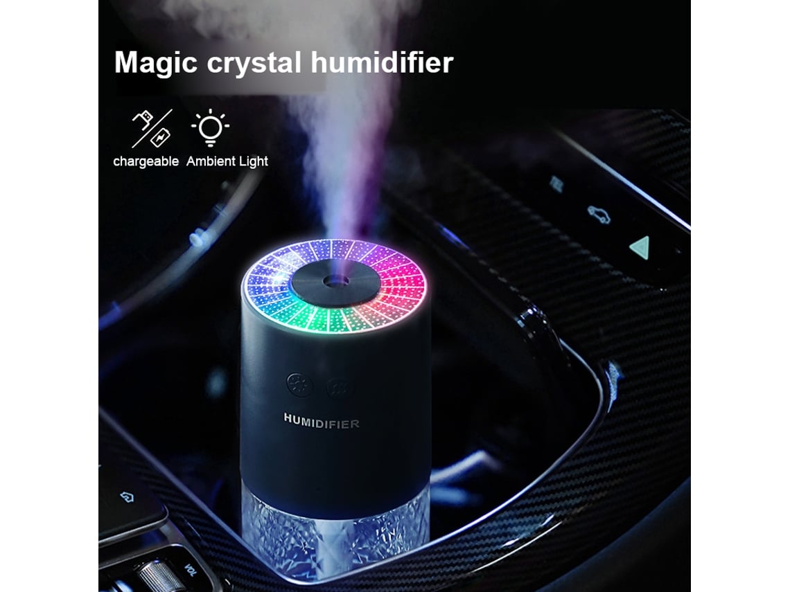 Humidificador Sem Fio L Mpada De Proje O De Cristal Mini Port Til Usb