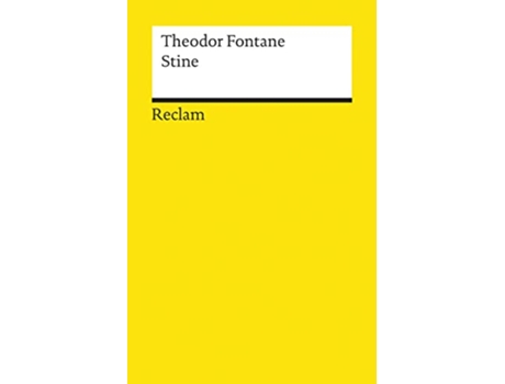 Livro Stine de Theodore Fontane (Alemão)