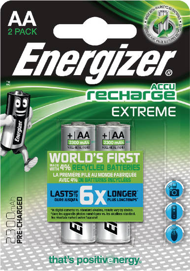 Energizer Pilhas Recarregáveis AA HR06 2300mHa - Pack 4 - Pilhas  Recarregáveis - Compra na