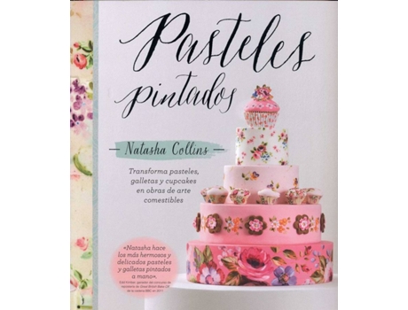 Livro Pasteles Pintados de Natasha Collins (Espanhol)