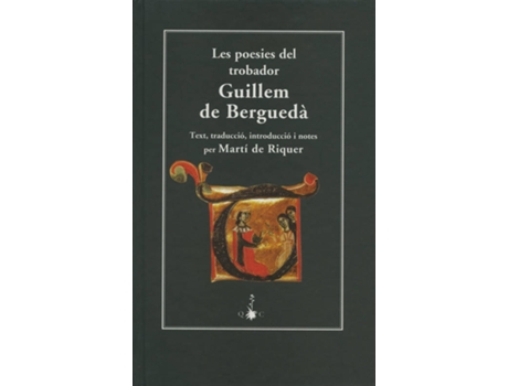 Livro Les Poesies Del Trobador Guillem De Berguedà de Martí De Riquer I Morera (Catalão)