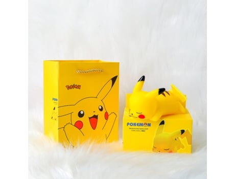 Luz Nocturna Pokemon Pikachu Luz Suave de Anime Ainclui Caixa e Saco de Oferta