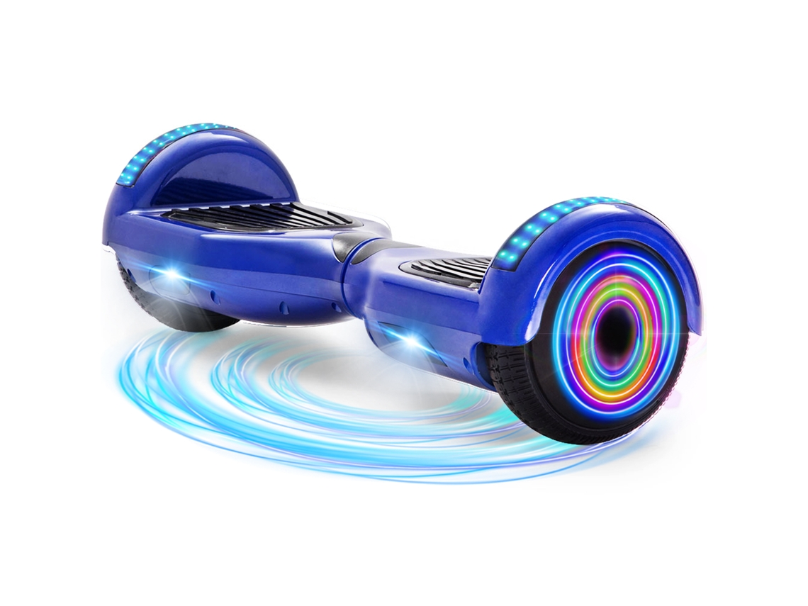 Hoverboard NEI WAI z1 Azul para Criancas Coluna Bluetooth Autonomia 8 10 Km Velocidade Max 10Km H Worten.pt