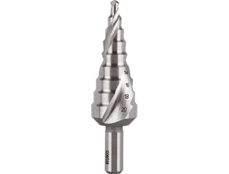 Step Drill Hss Size.1 (4-20mm ) TERRAX BY RUKO