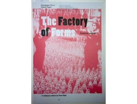 Livro The Factory of Forms de Elena Bajo (Inglês)