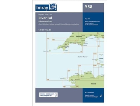 Livro Imray Chart Y58 de Imray (Inglês)