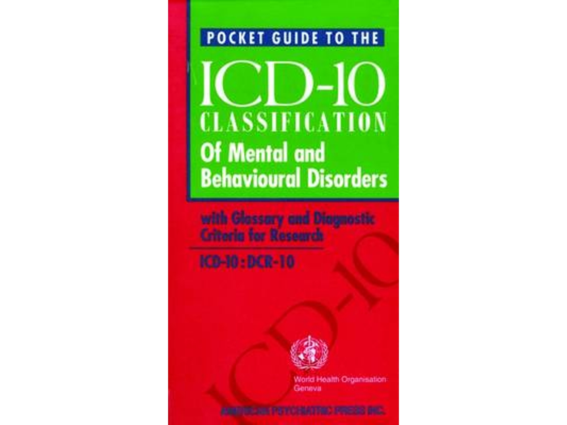 Livro Pocket Guide To The Icd 10 Classification Of Mental And