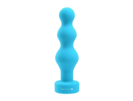 Vibrador Anal Cassini Preto GENDER X Azul