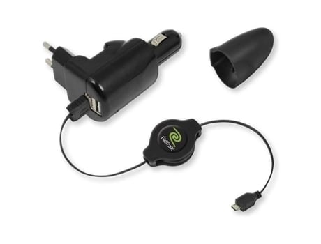 Carregador Viagem Retrátil Micro Usb RETRAK