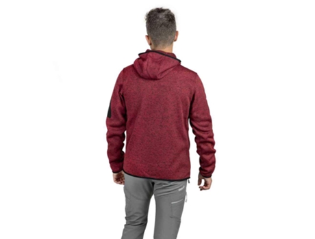 Casaco Polar para Homem IZAS Helsinki M Vermelho para Montanha (M