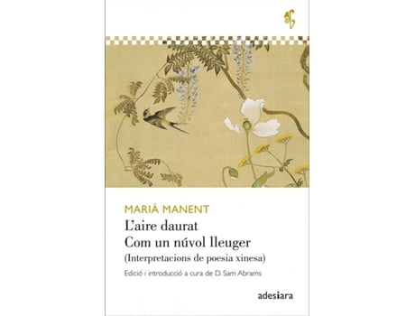 Livro LAire Daurat / Com Un Núvol Lleuger de Marià Manent I Cisa (Catalão)