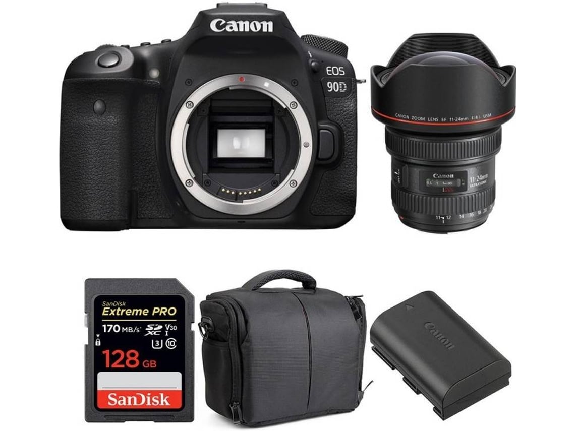 Kit M Quina Fotogr Fica Canon Eos D Ef Mm F L Usm Aps C