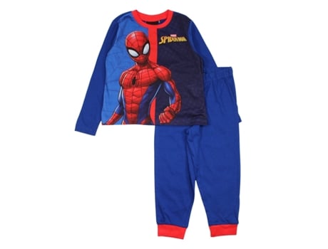 Pijama de Criança HOMEM-ARANHA Algodão Azul (XS)